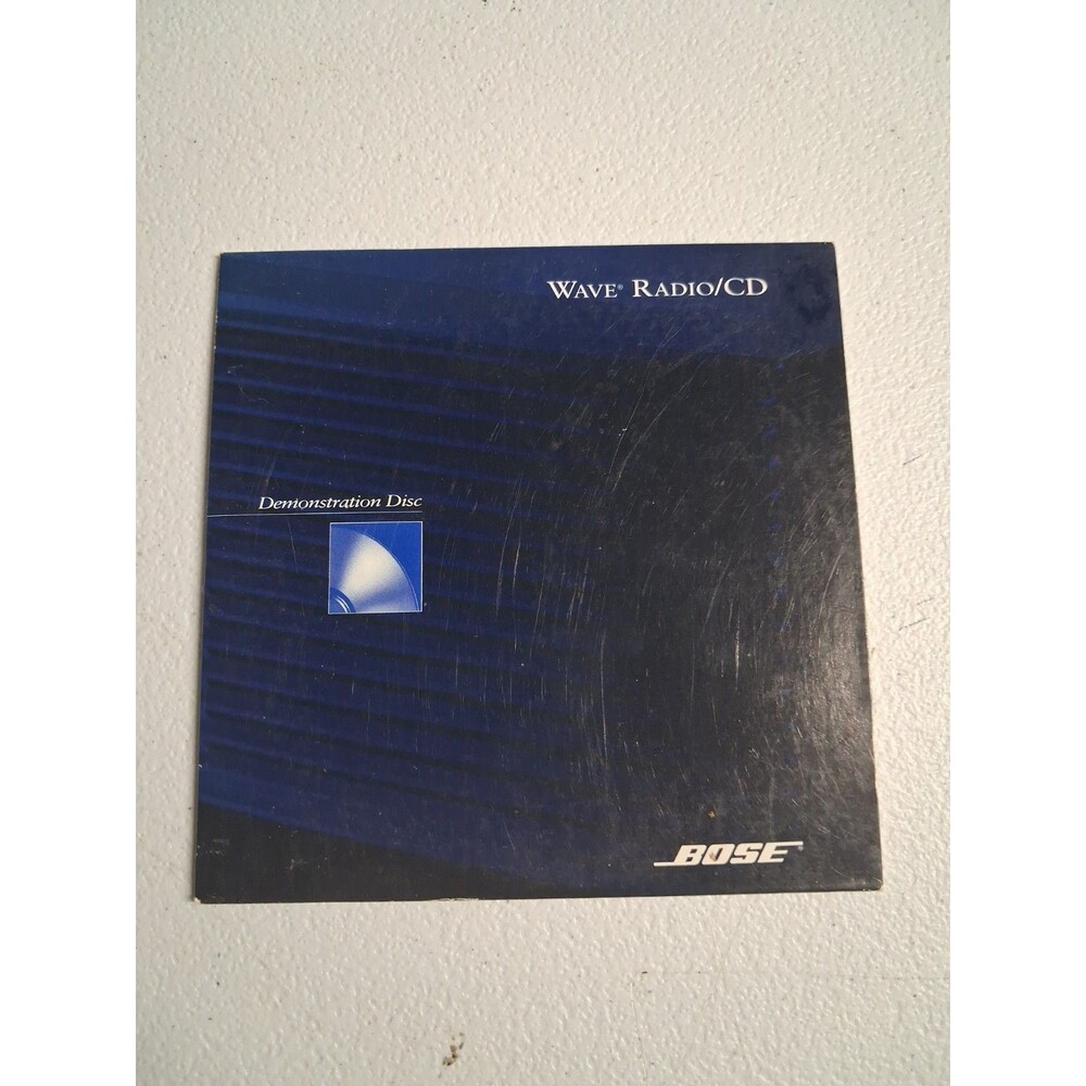 Wave Radio/CD Demonstration Disc | Bose - Vintage - 1998